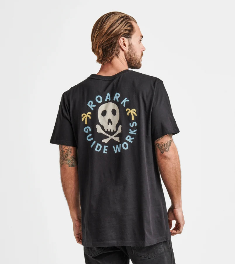 ROARK Guide Works Skull Black T-Shirt