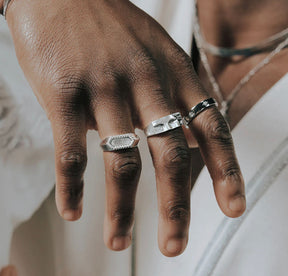 Serge De Nimes Silver Zeus Ring