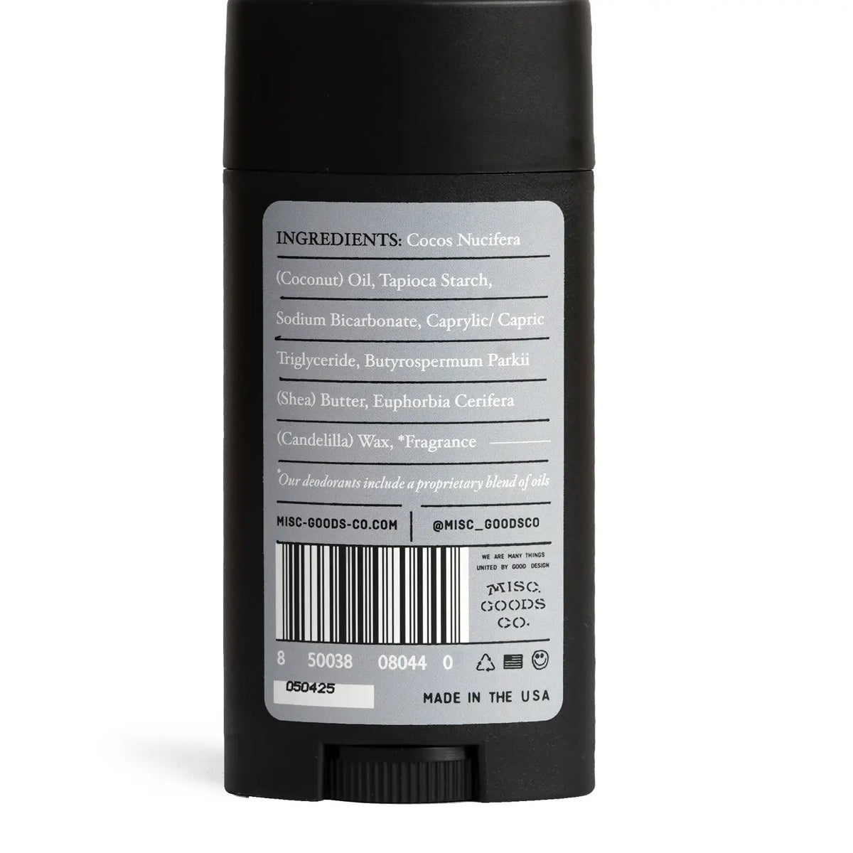 Misc Goods Co Grey Haven Natural Deodorant