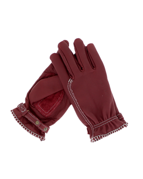 KYTONE Motorsport Leather Gloves - Bordeaux