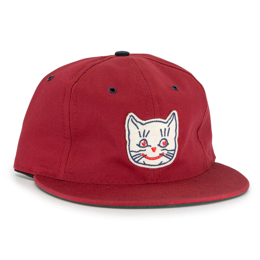 EBBETS FIELD FLANNELS Kansas City Katz 1961 Vintage Red Ball Cap (Excluded from ALL discount codes)