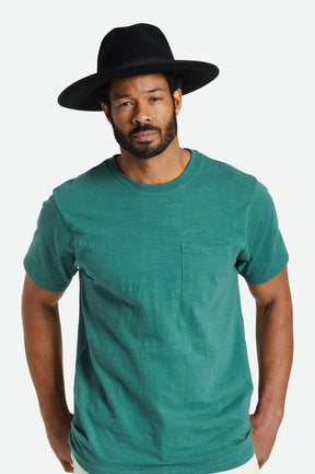 Brixton Reno Fedora Cowboy Hat - Black (May have missing tags)