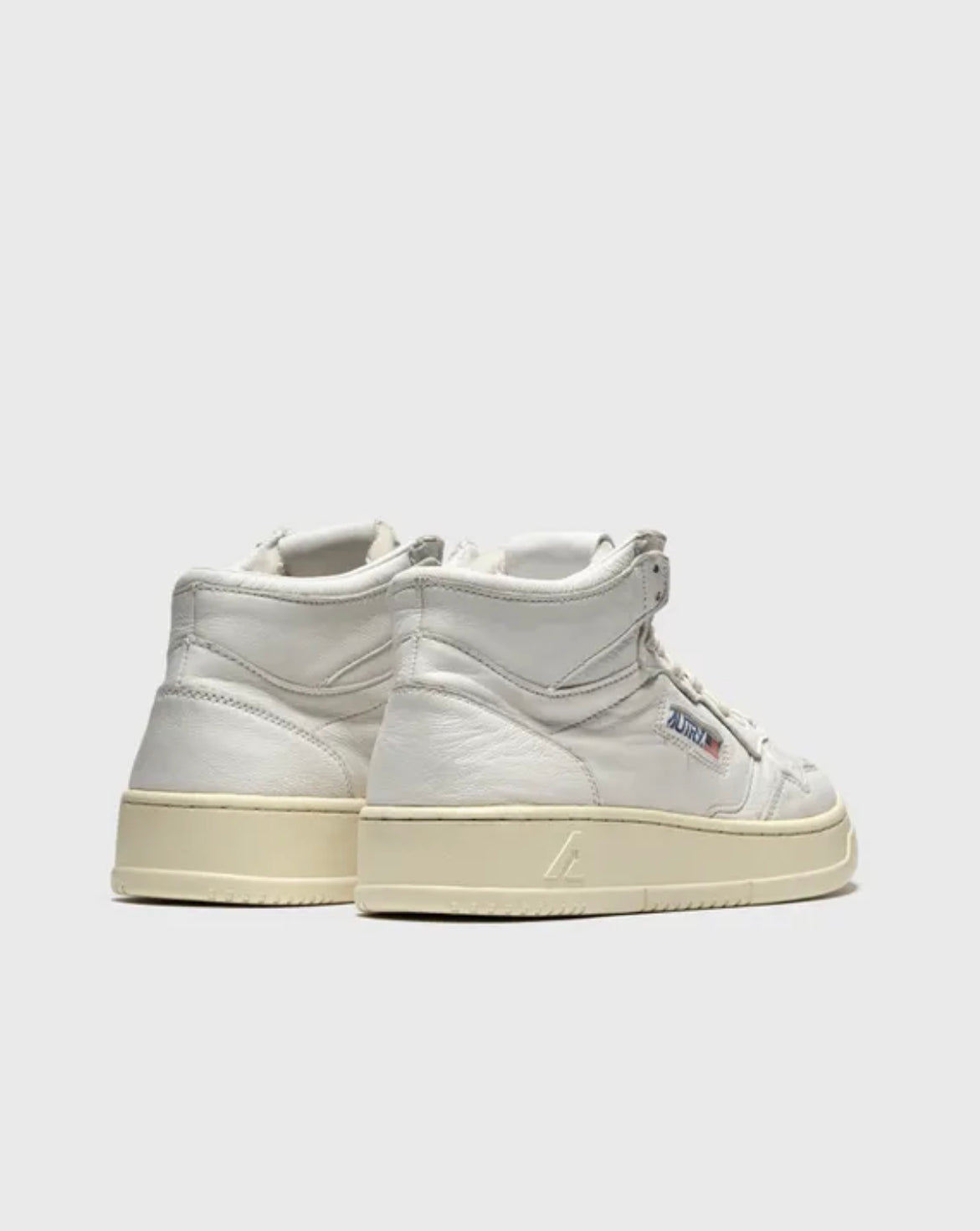 Autry Action Shoes Mens Hi Top Leather White (Excluded from discount codes) , Trainers, Autry, Working Title