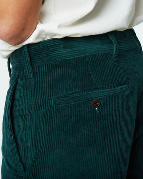 Eat Dust Service Chino 8W Bottle Green / Teal Trousers