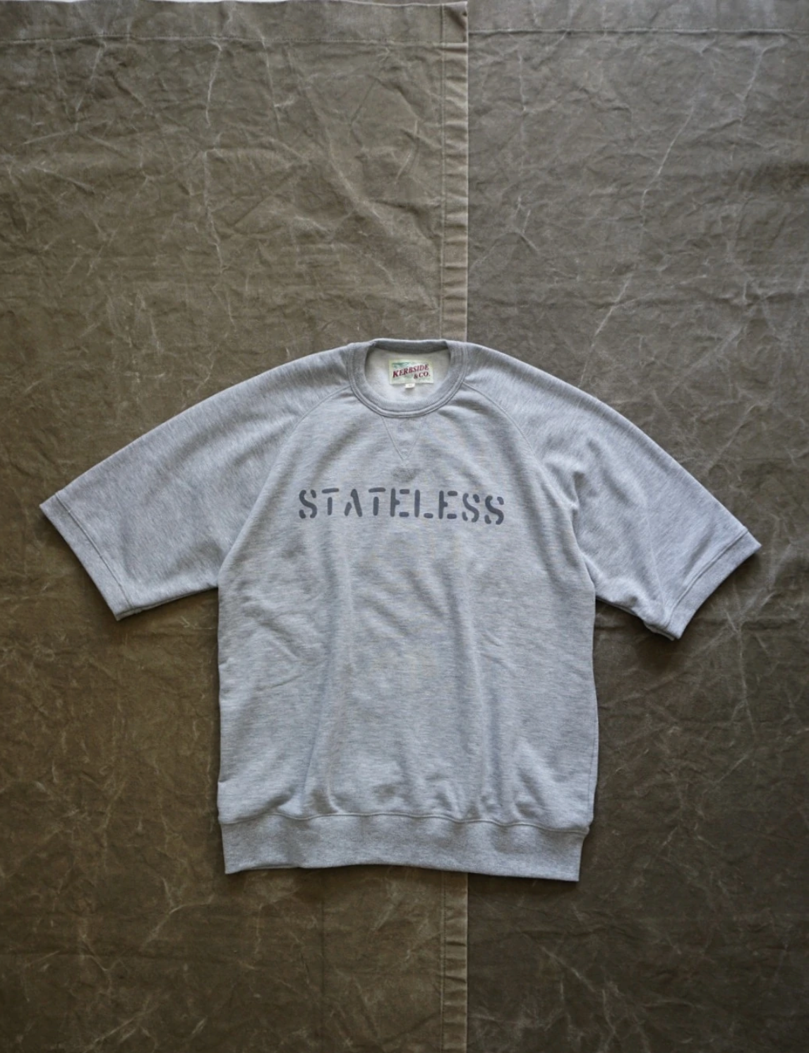 Kerbside 'STATELESS' Grey Sweatshirt , Sweatshirt, Kerbside, Working Title